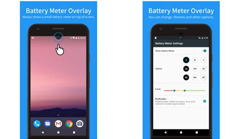 تطبيق Battery Meter Overlay لتخصيص وإظهار نسبة البطارية عالم التقنية