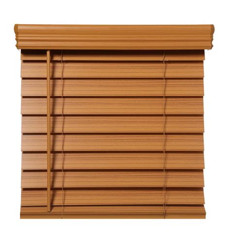 Homedepot.sjv.io/en3de step by step of how to install 2 1/2 inch faux wood blinds from. Home Decorators Collection Chestnut Cordless 2-1/2 in ...