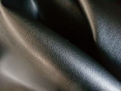 Black Leatherette Fabric Pvc Waterproof Vinyl Faux Reversible Gloss Material Ebay