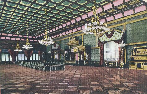 Imperial Palace Meiji Palace Interiors Tokyo C 1920 Old Tokyo