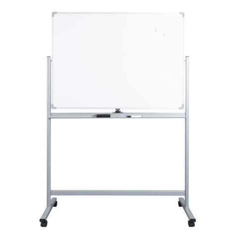 Workpro Double Sided Mobile Magnetic Dry Erase Whiteboard 36 X 48 Aluminum Frame With Silver