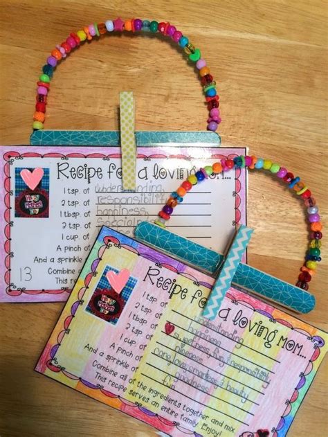 Mother's day word wall cards available inside our kidssoup resource library. Mother's Day activities: FREE "Recipe for a loving mom ...