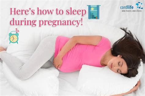 Heres How To Sleep During Pregnancy Cordlife India