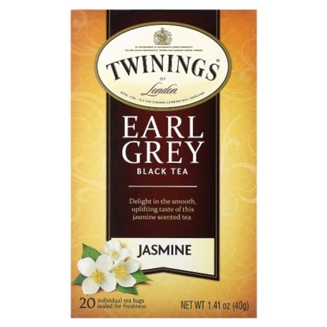 Twinings Of London Jasmine Earl Grey Black Tea Bags 20 Ct Smiths Food And Drug