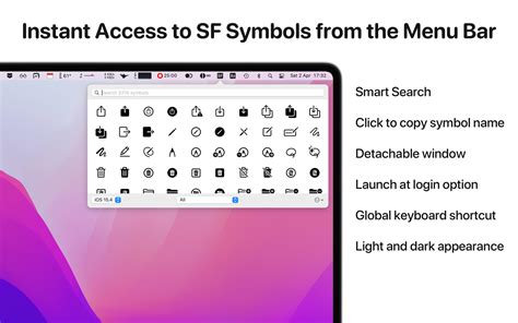 Sf Menu Bar Is A Handy New Mac App For Finding And Using Sf Symbols Imore