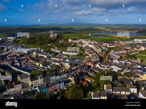 Aerial Of Downpatrick County Down Northern Ireland Stock Photo Alamy