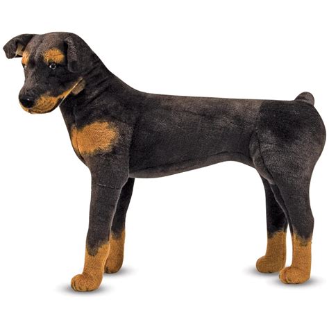 Melissa And Doug® Plush Rottweiler 147089 Toys At Sportsmans Guide