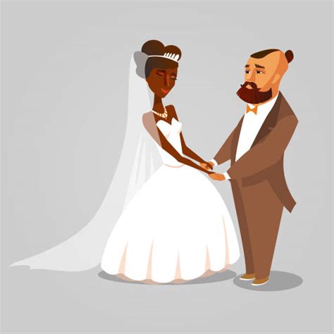 African American Wedding Illustrations Royalty Free Vector Graphics
