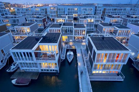 Waterbuurt Is Amsterdams Newest And Europes Largest Floating