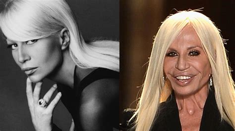 Donatella Versace Before Plastic Surgery Under All The Makeup Botox And Fillers Donatella
