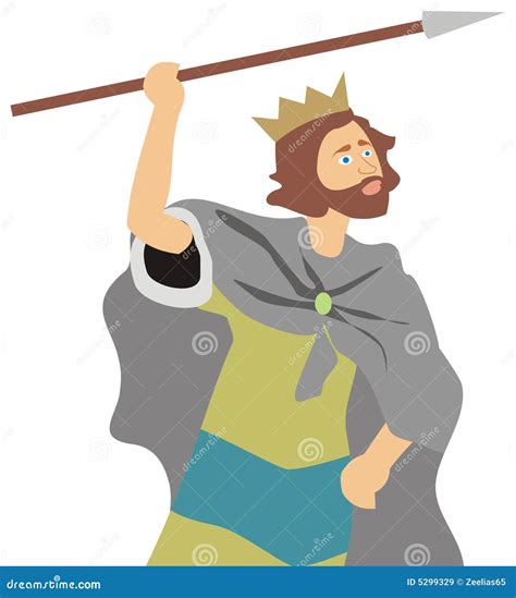King David Stock Vector Illustration Of David Religious 5299329