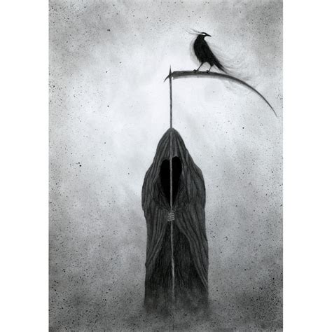 The Grim Reaper Fine Art Print Hiex