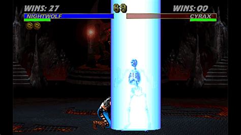 Ultimate Mortal Kombat 3 Nightwolf Spirit Beam Fatality YouTube