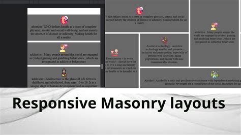 Responsive Masonry Layouts Using Css Grid Css Grid Youtube