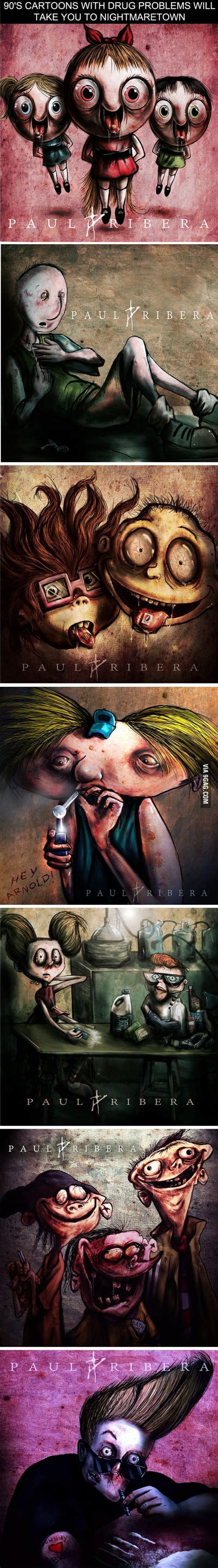 90s Cartoons With Drug Problems Will Take You To Nightmaretown 9gag