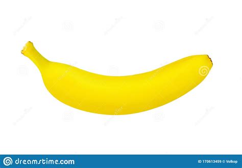 Sweet Fresh Yellow Banana Fruit Isolated On White For Design Packaging