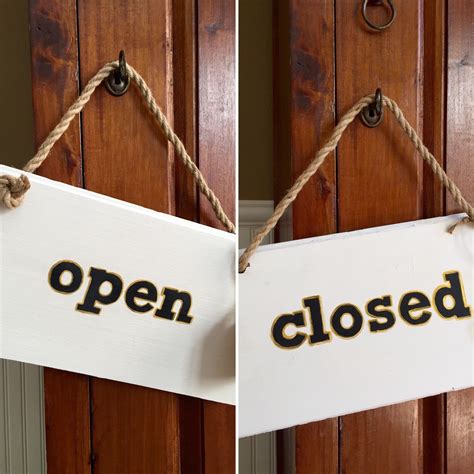 Open Closed Sign Printable