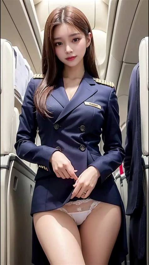 ai art lookbook sexy flight attendant cosplay 스튜어디스 승무원 화보 ai art lookbook