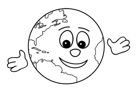 Free Earth Cartoon Black And White Download Free Earth Cartoon Black