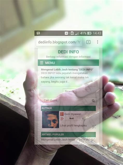 Maybe you would like to learn more about one of these? Membuat Efek Gambar atau Foto Handphone Transparan di Android