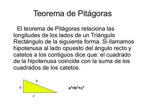 Presentación Teorema Pitágoras