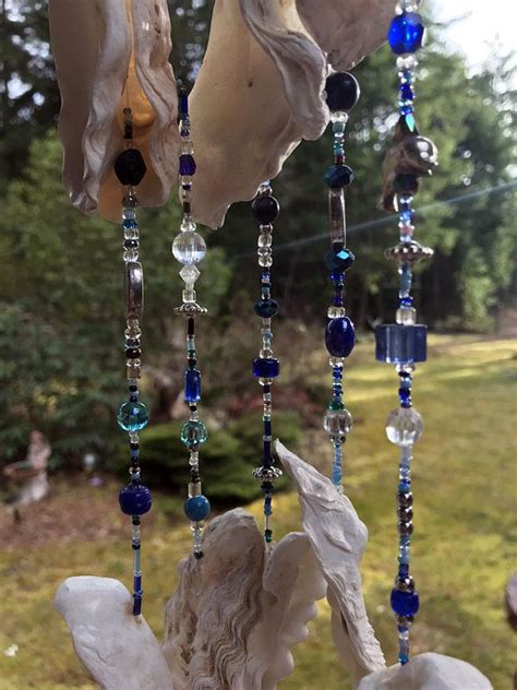 Cortez Blue Oyster Shell Wind Chime Etsy Canada Wind Chimes Shell