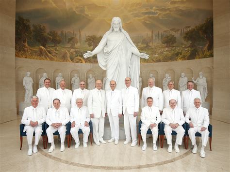 Iconic Photo Of First Presidency Quorum Of The Twelve Apostles Shows
