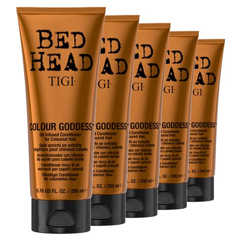 TIGI Bed Head COLOUR GODDESS Oil Infused Farbpflegender Conditioner 5x