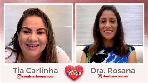 Live Com Dra Rosana Alves Parte 01 Youtube