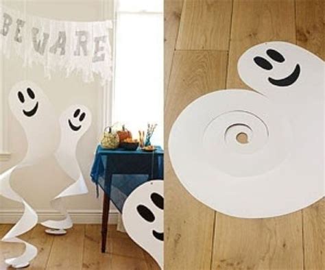Spinning Spirits Hung From The Ceiling These Friendly Paper Ghosts