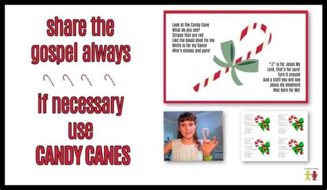Candy Cane Poem About Jesus Free Printable Pdf Handout Christmas
