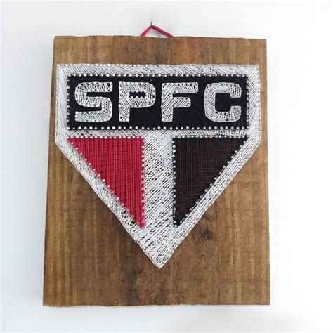 São paulo futebol clube a brazilian football team. Quadro String Art SPFC no Elo7 | Lala Land Artes Manuais ...