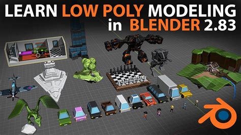 Learn Low Poly Modeling In Blender 29 28 Youtube