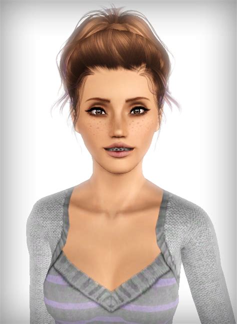 Newsea S Sakura And Skysims 132 Hairstyle Retextured By Forever And