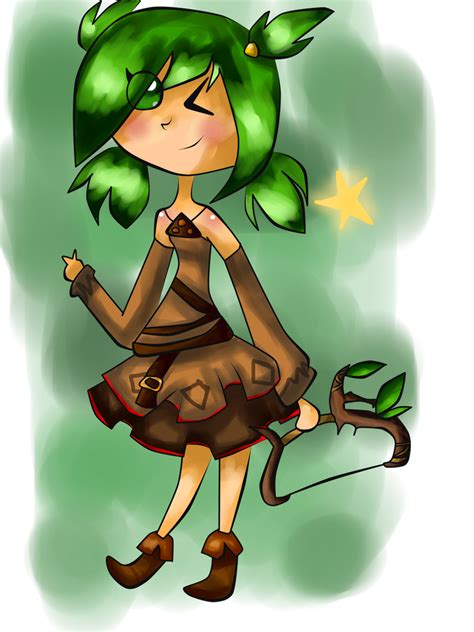 Ebf Dat Green Haired Archer By Naminao3 On Deviantart