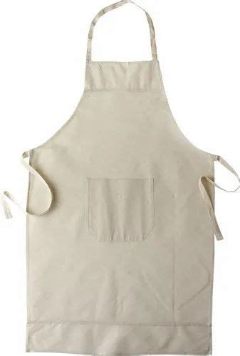White Plain Cotton Apron At Rs 5 In Ahmedabad Id 21209741962