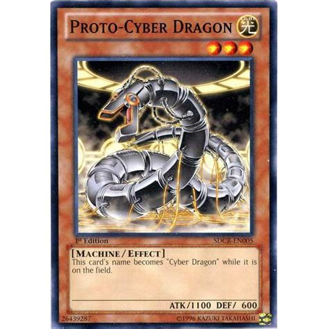 Yugioh Cyber Dragon Revolution Structure Deck Proto Cyber Dragon Sdcr