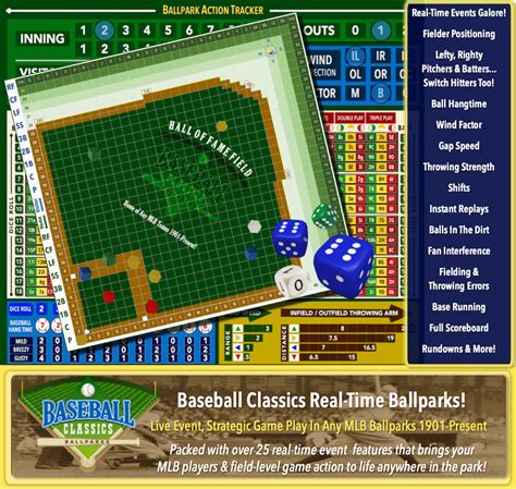 Baseball Board Games By Baseball Classics Play Any Mlb Teams 1901 2019