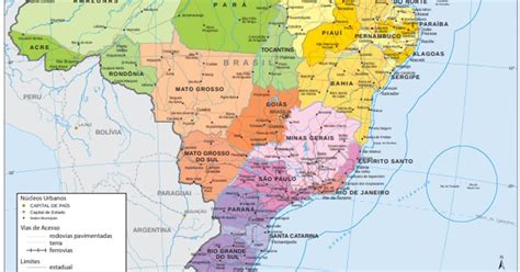 Território Brasileiro Características Extensão Formação E Fronteiras