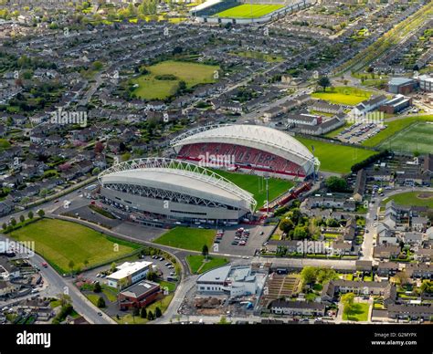 Aerial View Thomond Stadium Munster Rugby Club Ground Limerick