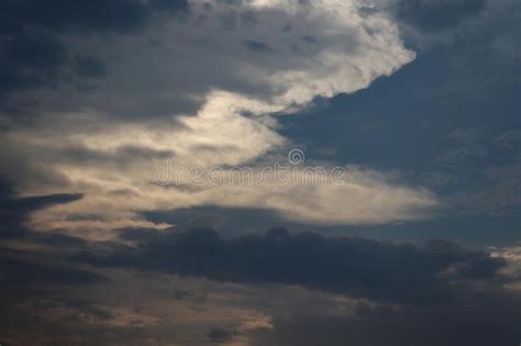 Dramatic Beautiful Cloud S At Dusk Cloudy Blue Skies Stock Photo