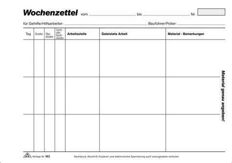 19 rapportzettel vorlage from rapportzettel vorlage pdf. Wochenzettel - Block | SHV-Verlag, Webshop Formularzeit ...