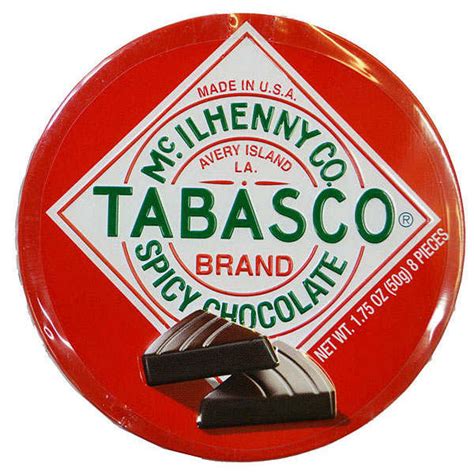 Tabasco Chocolate Spicy Dark Chocolate Wedges Mc Ilhenny Tabasco Brand