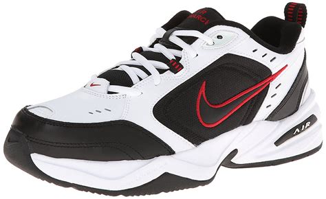 Nike Mens Nike Air Monarch Iv 4e Training Shoe Whiteblack Size 15