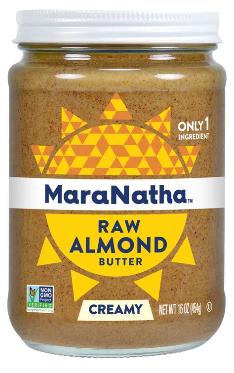 6 Pack Maranatha Organic Raw Creamy Almond Butter 16 Oz