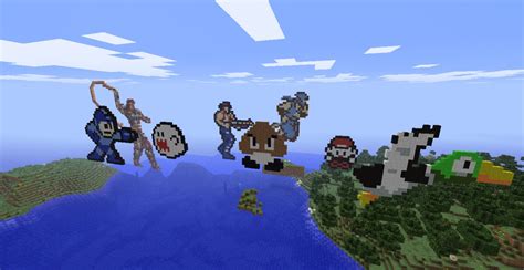 My Pixel Art Collection Minecraft Map