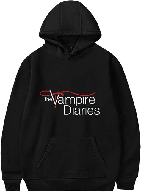 Emlai The Vampire Diaries Hoodie For Women Long Sleeve Classic Plain
