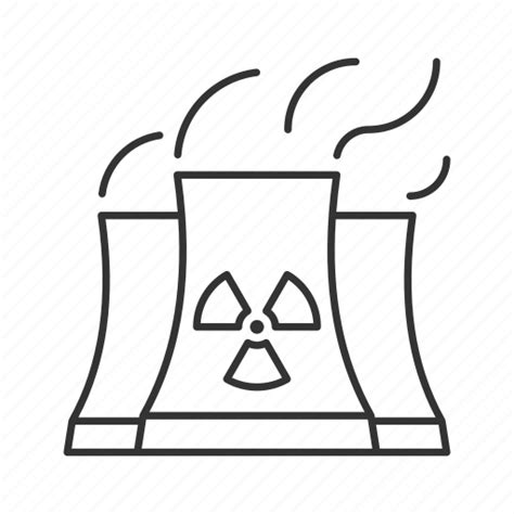 Energy Nuclear Nuclear Plant Plant Power Reactor Station Icon