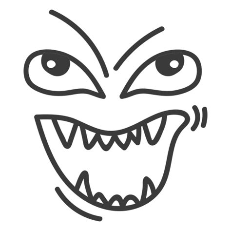 Evil Emoticon Face Cartoon Transparent Png And Svg Vector File