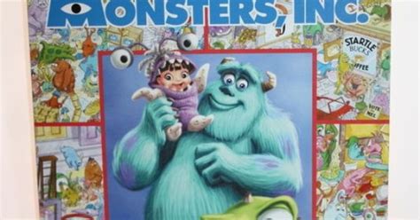 Disney Pixar Monsters Inc Look And Find Book Soft Back Childrens